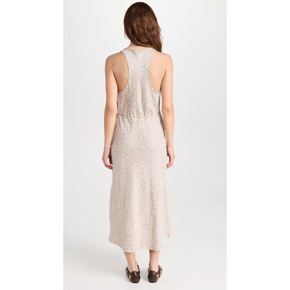 Raquel Allerga Silk Anais Leopard Print Pocket Midi Dress Women's Size 0 - Picture 8 of 11